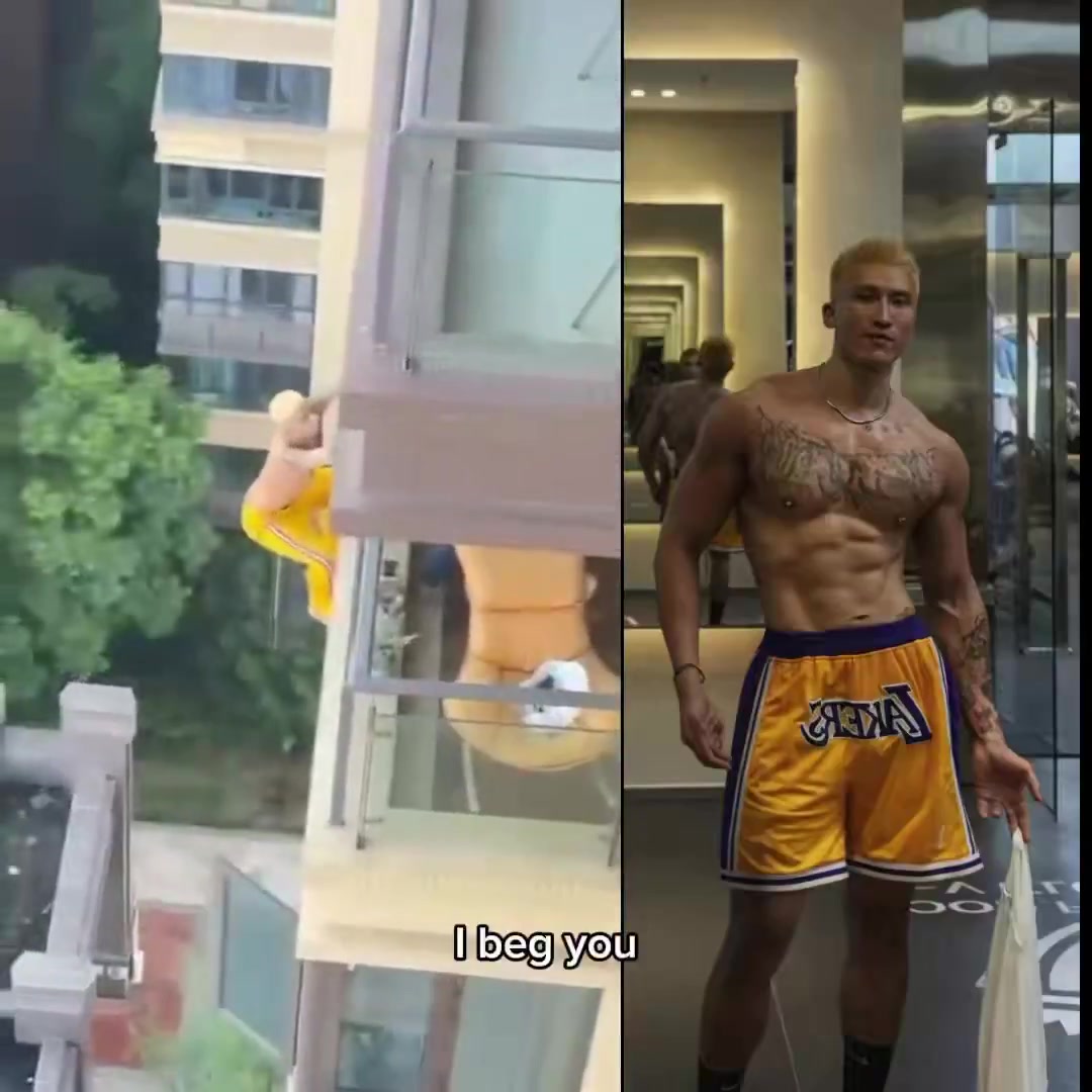 “Pata de lana”: personal trainer cae de balcón en China